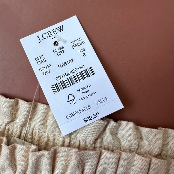 NWT J Crew linen skirt - Picture 10 of 14